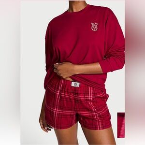 Victoria's Secret Red Plaid Pajama Set